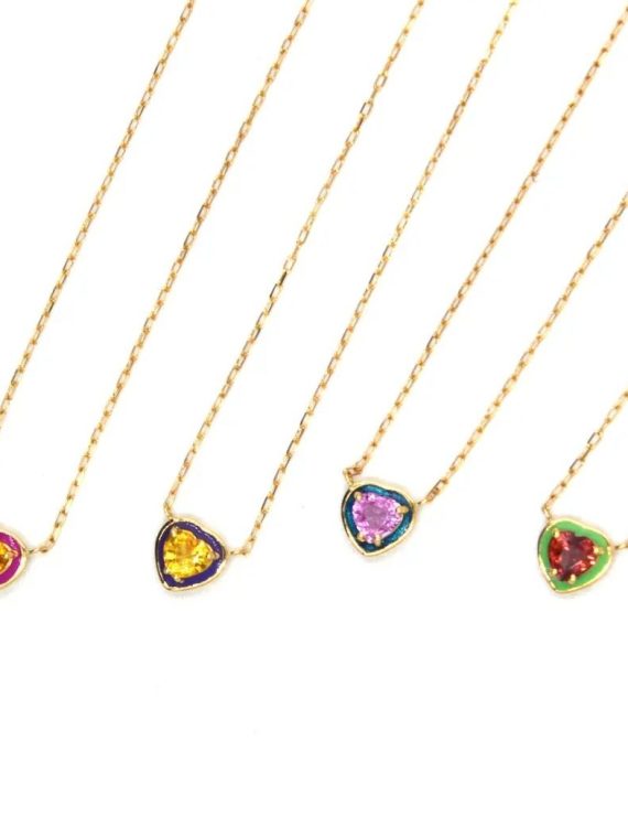 Corazones Coloridos de Zafiros