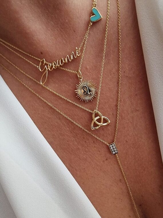 Cadena Personalizada Moderna con Charms