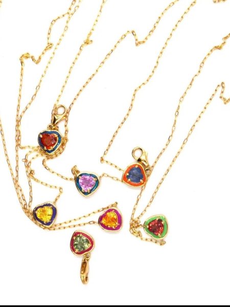 Corazones Coloridos de Zafiros