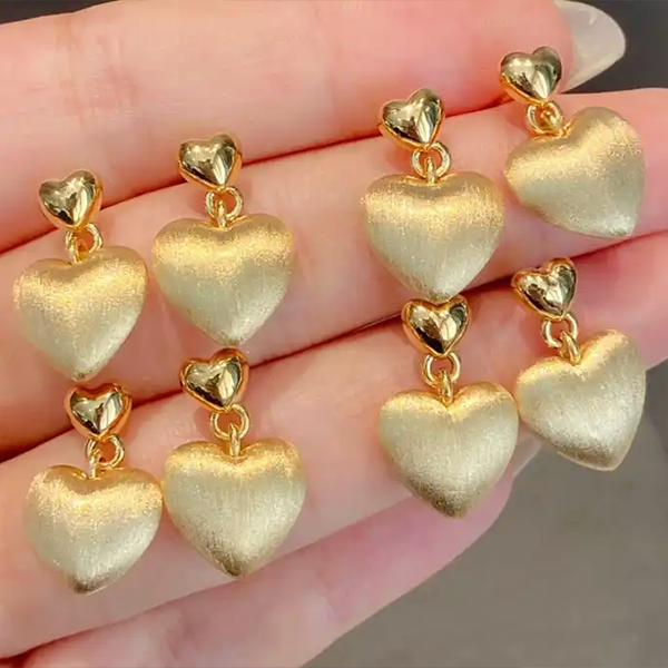 Aretes Doble Corazón