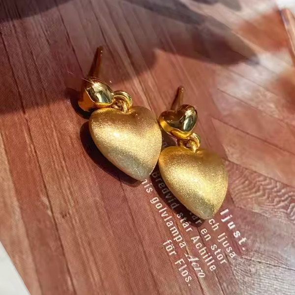 Aretes Doble Corazón