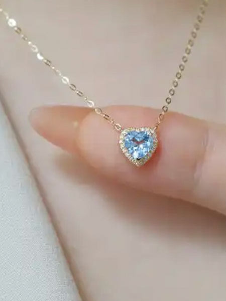 Cadena Corazon De Cielo