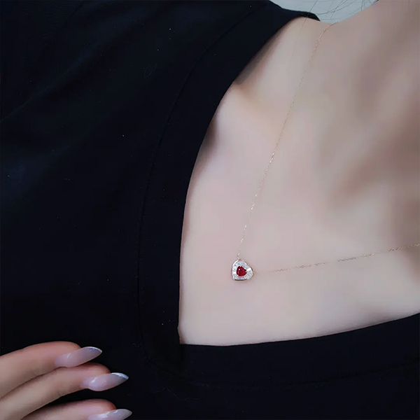 Cadena De Corazon Eterno