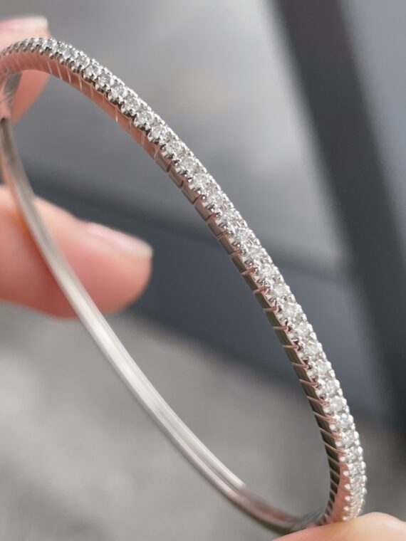 Pulsera cana de diamantes