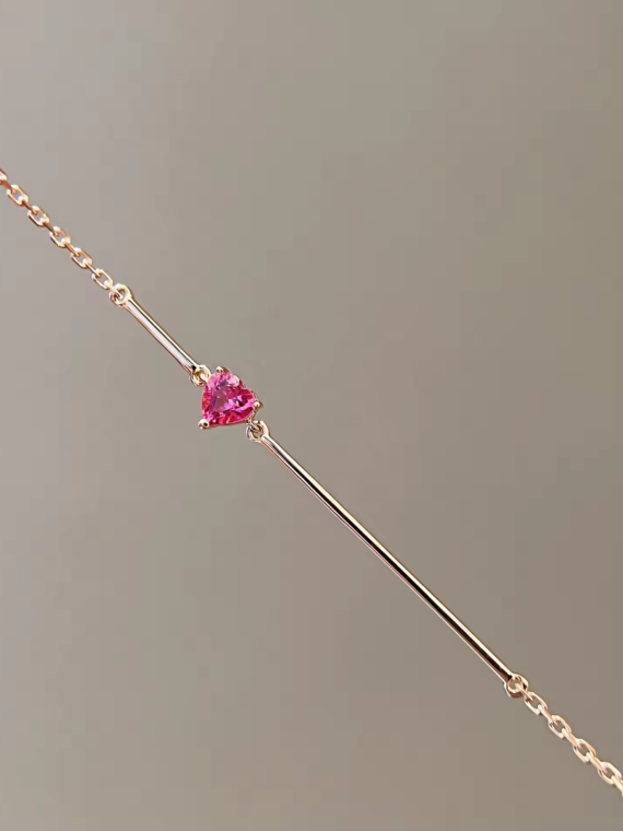 Pulsera Corazón Coquette