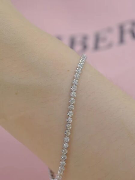 Pulsera tennis de diamantes