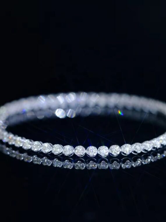 Pulsera tennis de diamantes