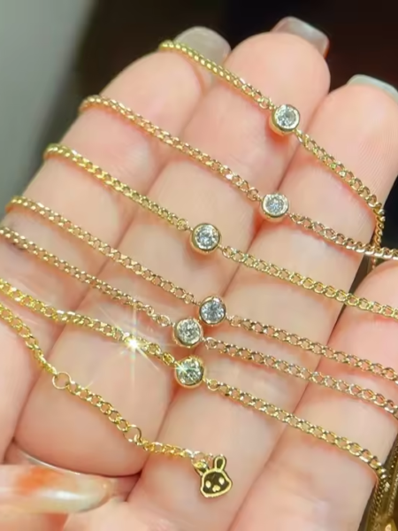 Pulsera Punto De Diamante