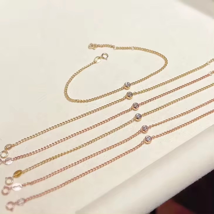 Pulsera Punto De Diamante