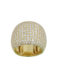 Anillo elegante de diamantes