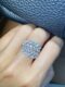 Anillo hojas de diamantes