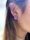 Aretes de Gota de Rubí Grandes