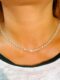 Collar exclusivo de diamantes en zigzag