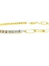 Pulsera mix tennis de diamantes y pulsera clip